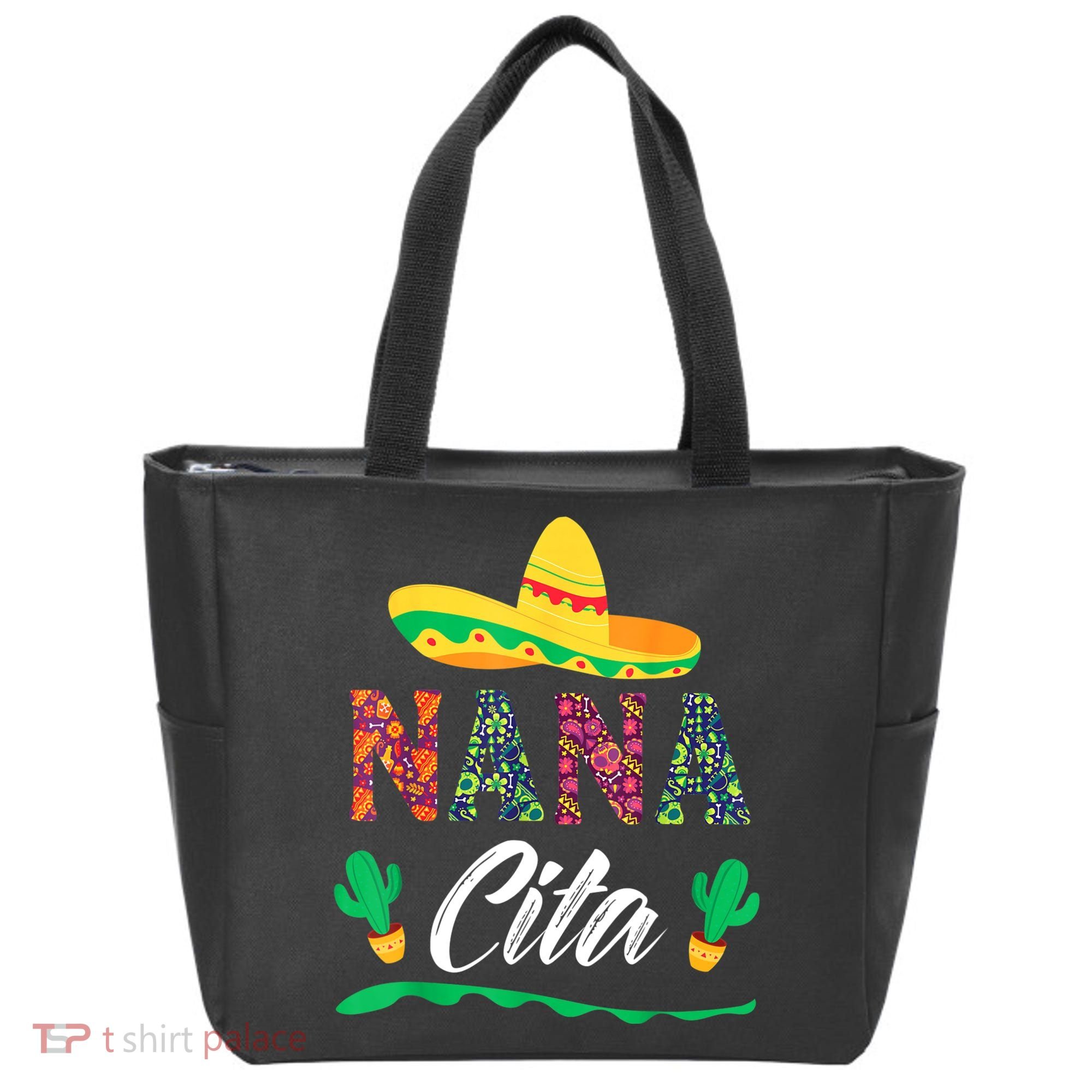 Cactus Cinco De Mayo Costume Mexican Nacho Average Nana Cita Tote Bag