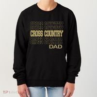 Cross Country Dad In Modern Stacked Lettering Women's Sweatshirt thumb 0