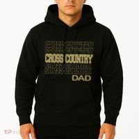 Cross Country Dad In Modern Stacked Lettering Hoodie thumb 2