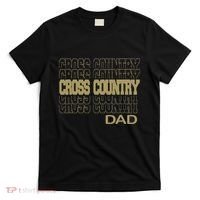 Cross Country Dad In Modern Stacked Lettering T-Shirt thumb 0