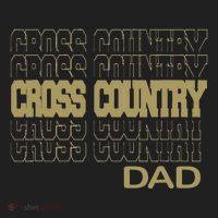 Cross Country Dad In Modern Stacked Lettering Beanie thumb 2