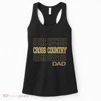 Cross Country Dad In Modern Stacked Lettering Women's Tank Top thumb 0
