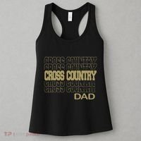 Cross Country Dad In Modern Stacked Lettering Women's Tank Top thumb 3