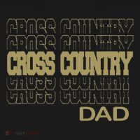 Cross Country Dad In Modern Stacked Lettering Baby Bodysuit thumb 2