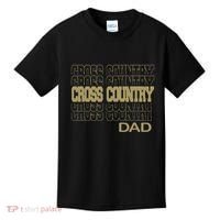 Cross Country Dad In Modern Stacked Lettering Kids T-Shirt thumb 0