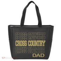 Cross Country Dad In Modern Stacked Lettering Tote Bag thumb 0