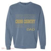 Cross Country Dad In Modern Stacked Lettering Garment-Dyed Sweatshirt thumb 0