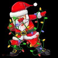 Cute Christmas Dabbing Santa Lights Coffee Mug thumb 5