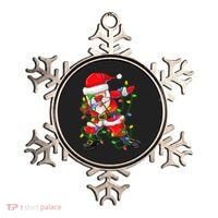 Cute Christmas Dabbing Santa Lights Ornament thumb 0