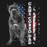 Cane Corso Dad Dog Owner Italian Mastiff Usa American Flag Sweatshirt thumb 3