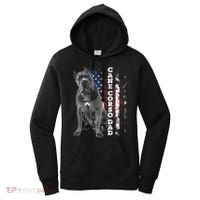 Cane Corso Dad Dog Owner Italian Mastiff Usa American Flag Women's Hoodie thumb 0