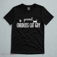 Childless Cat Dudes Scat Dad Proud Childless Cat Guy T-Shirt thumb 5