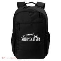 Childless Cat Dudes Scat Dad Proud Childless Cat Guy Backpack thumb 0