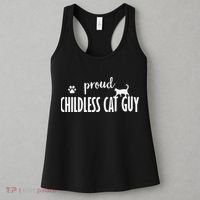 Childless Cat Dudes Scat Dad Proud Childless Cat Guy Women's Tank Top thumb 3