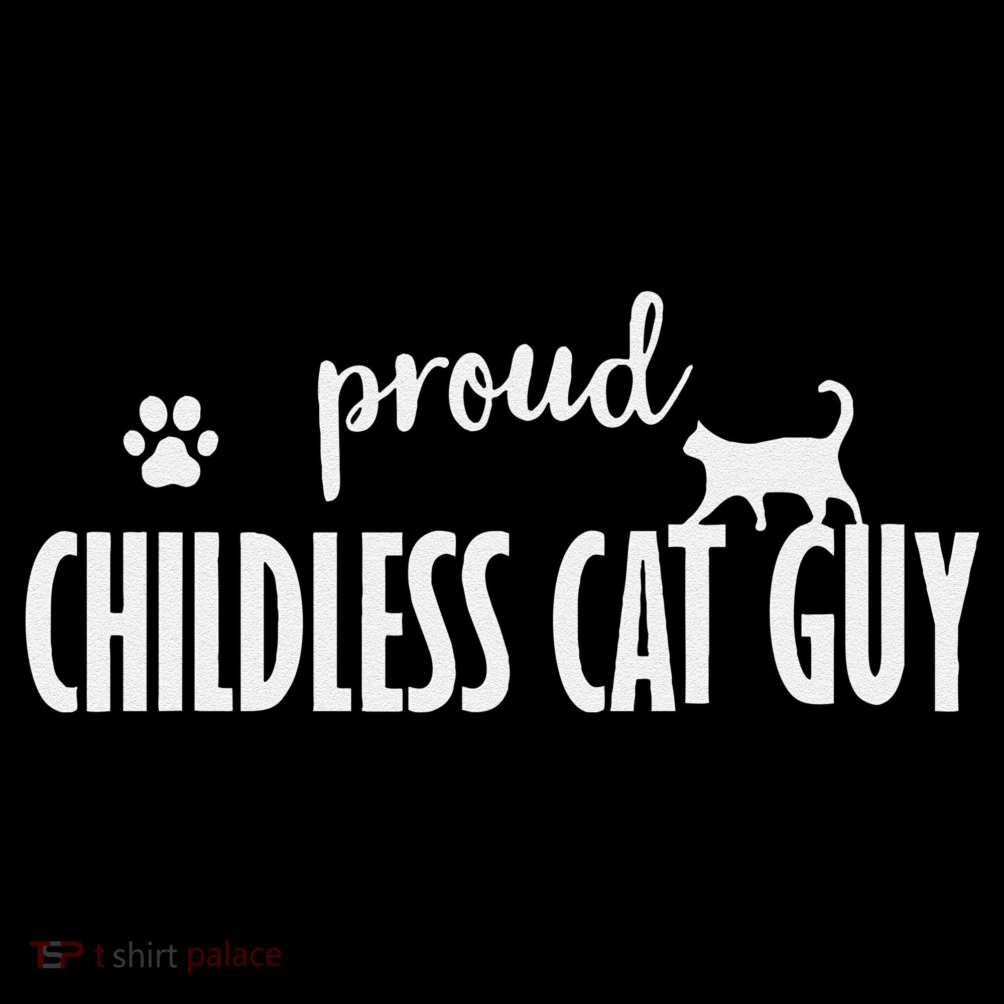Childless Cat Dudes Scat Dad Proud Childless Cat Guy Kids Hoodie
