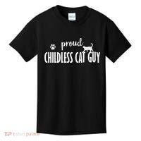 Childless Cat Dudes Scat Dad Proud Childless Cat Guy Kids T-Shirt thumb 0