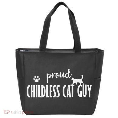 Childless Cat Dudes Scat Dad Proud Childless Cat Guy Tote Bag