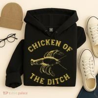 Crawfish Chicken Ditch Retro Cajun Food Gif Hoodie thumb 4