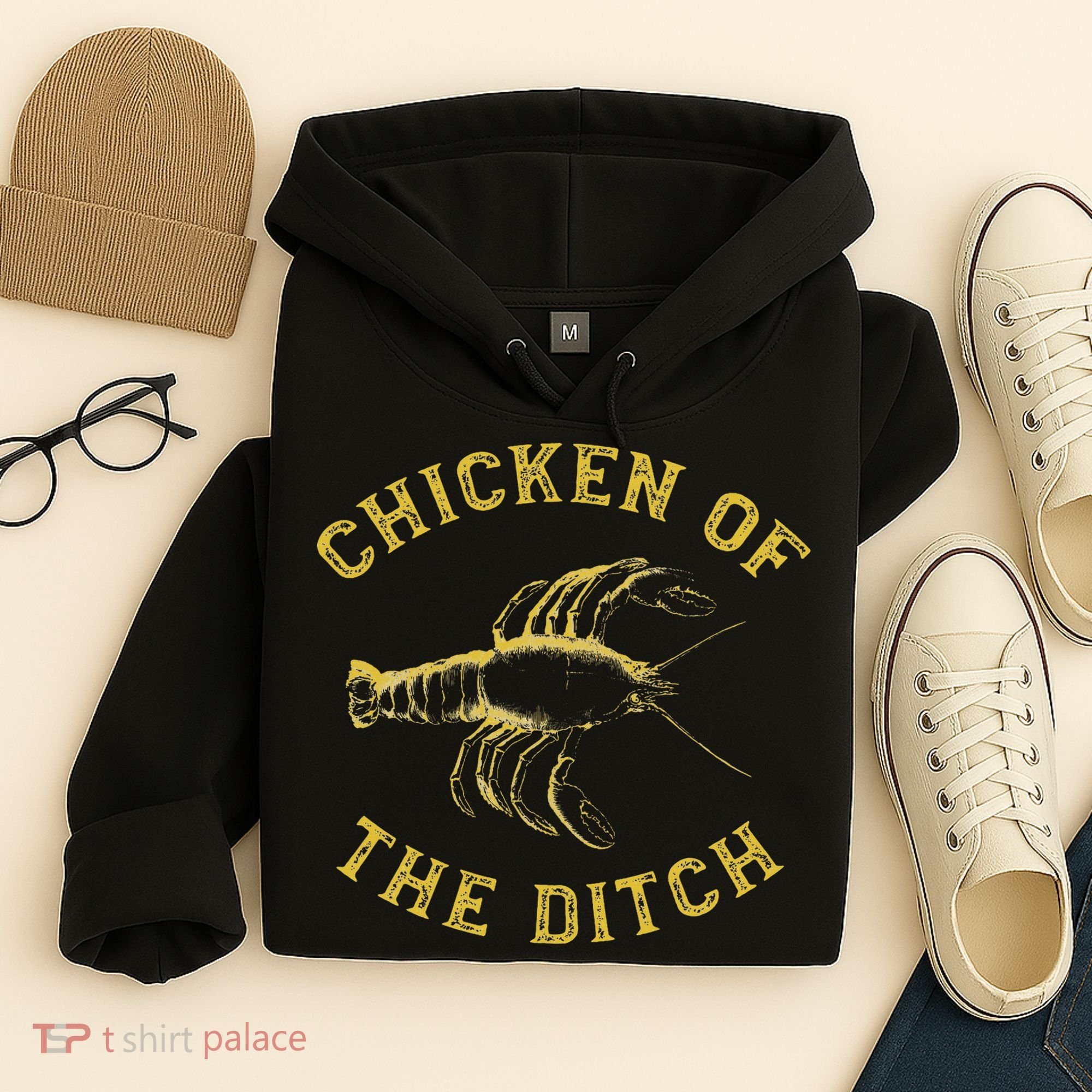 Crawfish Chicken Ditch Retro Cajun Food Gif Hoodie