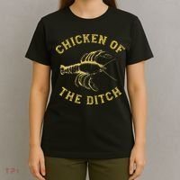 Crawfish Chicken Ditch Retro Cajun Food Gif T-Shirt thumb 4
