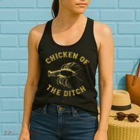 Crawfish Chicken Ditch Retro Cajun Food Gif Women's Tank Top thumb 2