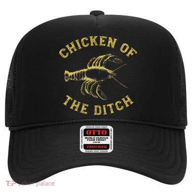 Crawfish Chicken Ditch Retro Cajun Food Gif Hat