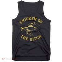 Crawfish Chicken Ditch Retro Cajun Food Gif Tank Top thumb 0