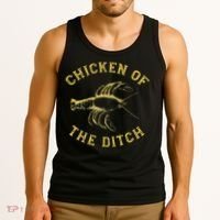 Crawfish Chicken Ditch Retro Cajun Food Gif Tank Top thumb 3