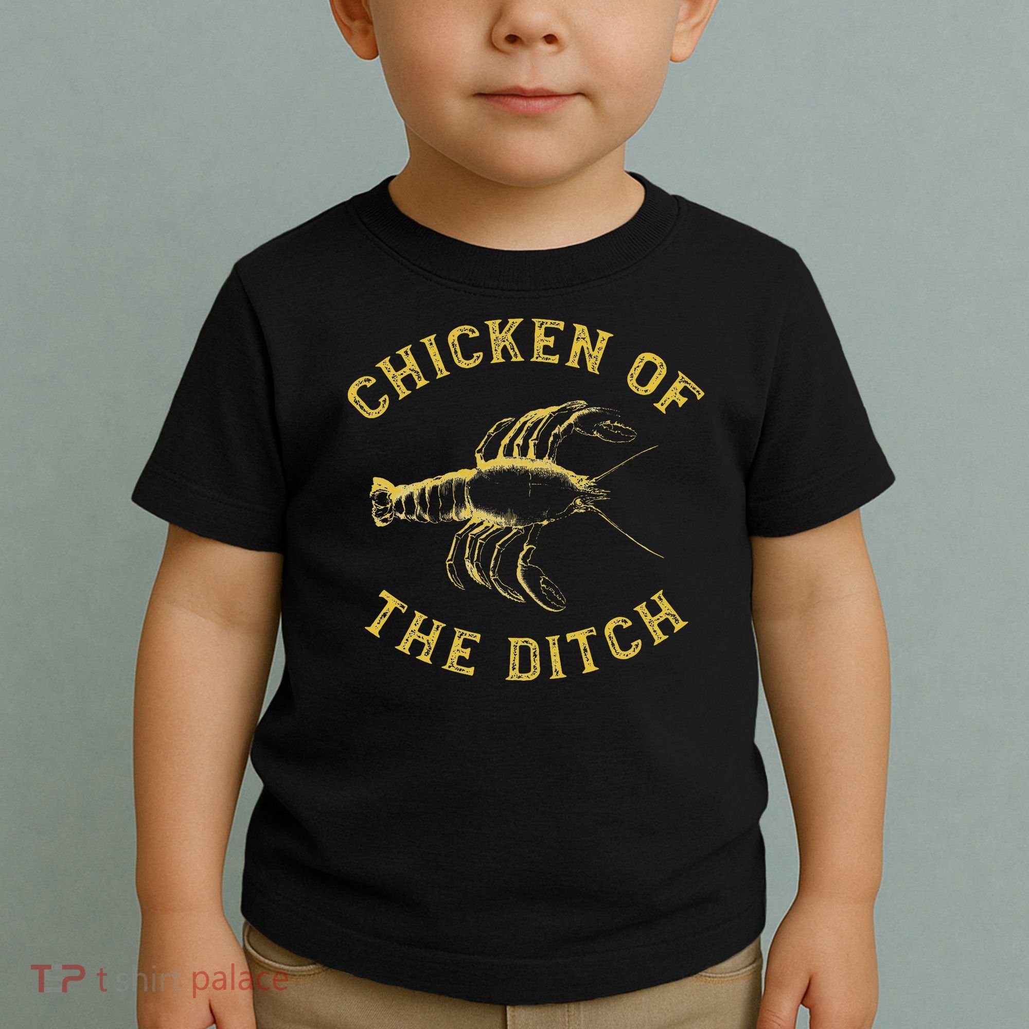 Crawfish Chicken Ditch Retro Cajun Food Gif Toddler T-Shirt