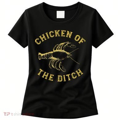 Crawfish Chicken Ditch Retro Cajun Food Gif Women's T-Shirt