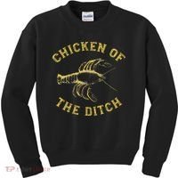 Crawfish Chicken Ditch Retro Cajun Food Gif Kids Sweatshirt thumb 0
