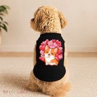 Cute Corgi Dog Valentines Day Love Heart Gift Doggie Tank thumb 2