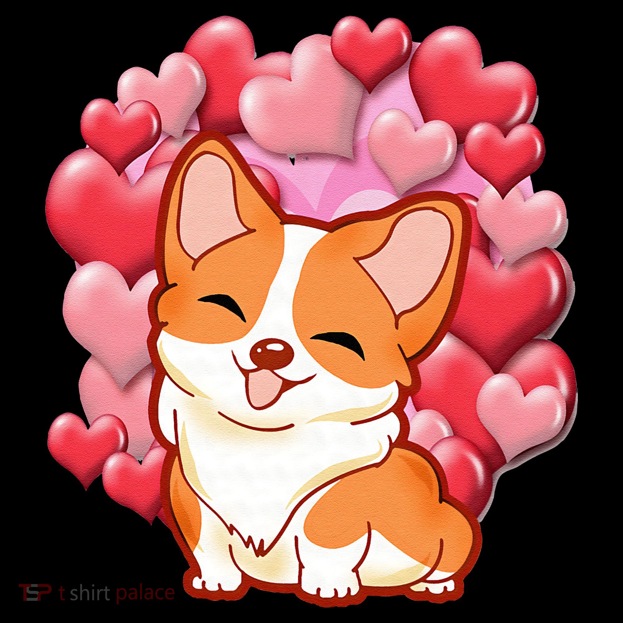 Cute Corgi Dog Valentines Day Love Heart Gift Coffee Mug