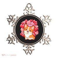 Cute Corgi Dog Valentines Day Love Heart Gift Ornament thumb 0