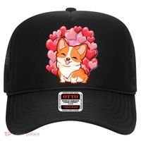 Cute Corgi Dog Valentines Day Love Heart Gift Hat thumb 0