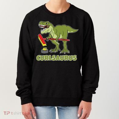 Curlsaurus Curler Dinosaur Sport Women's Sweatshirt