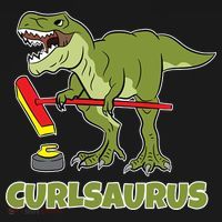 Curlsaurus Curler Dinosaur Sport Backpack thumb 2