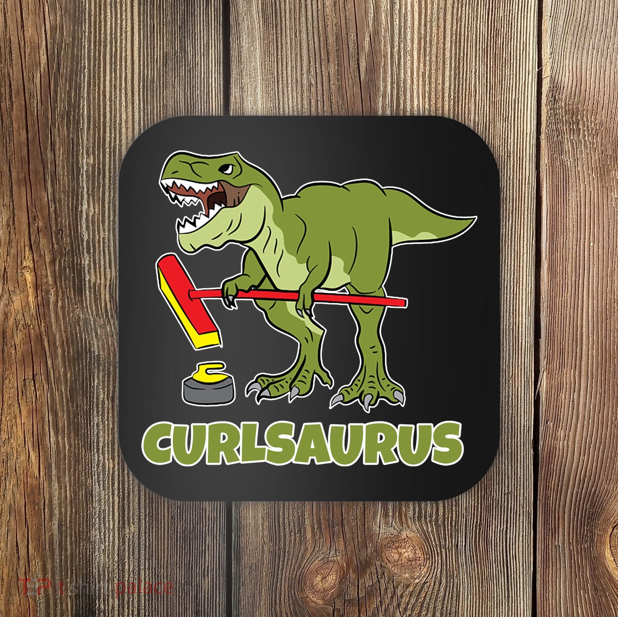 Curlsaurus Curler Dinosaur Sport Coaster