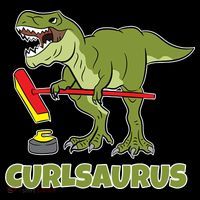 Curlsaurus Curler Dinosaur Sport Toddler Hoodie thumb 2