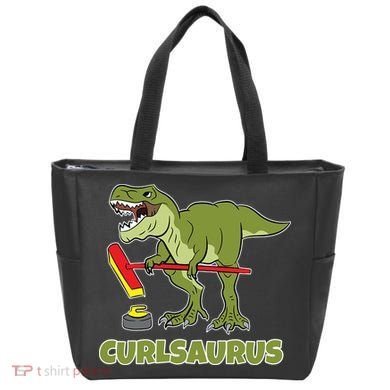 Curlsaurus Curler Dinosaur Sport Tote Bag