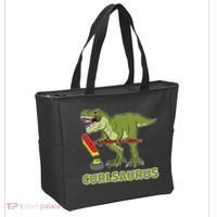 Curlsaurus Curler Dinosaur Sport Tote Bag thumb 2
