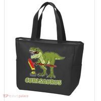 Curlsaurus Curler Dinosaur Sport Tote Bag thumb 3