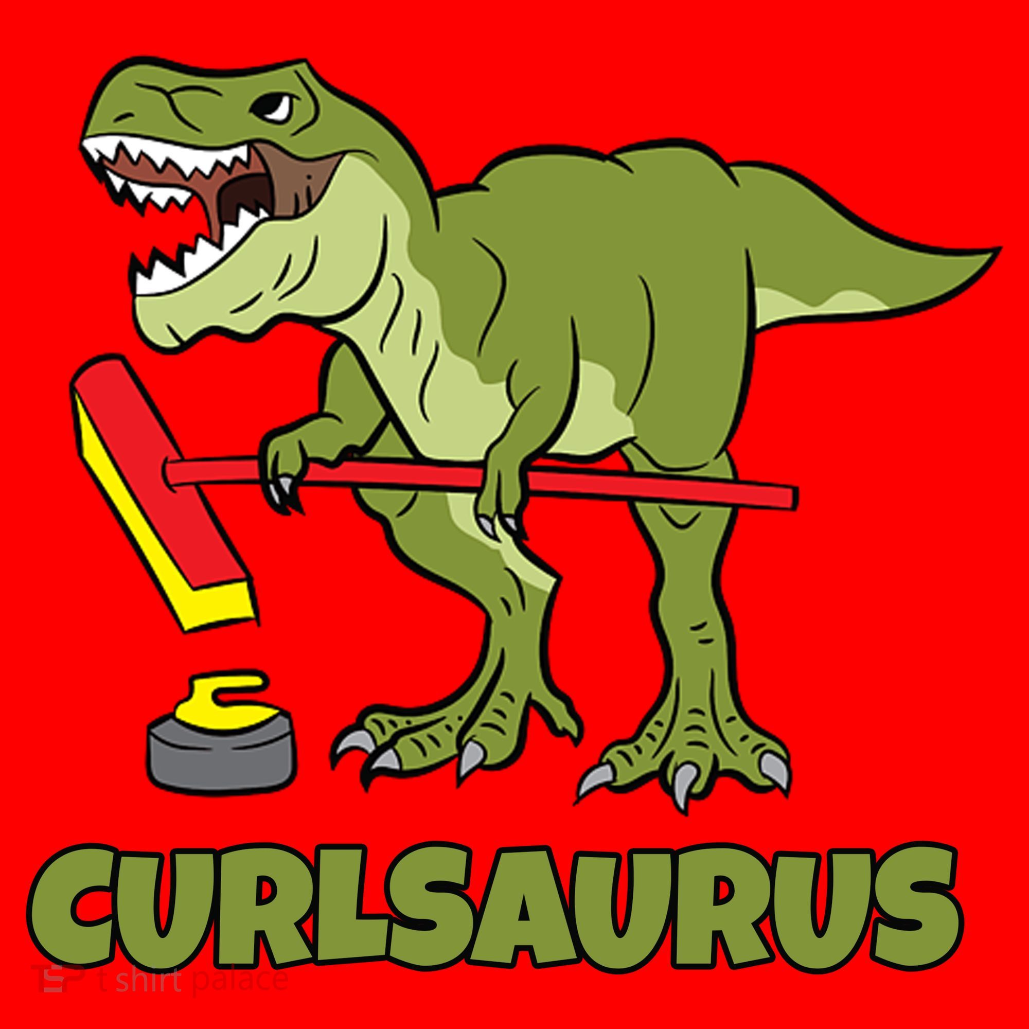 Curlsaurus Curler Dinosaur Sport Santa Hat