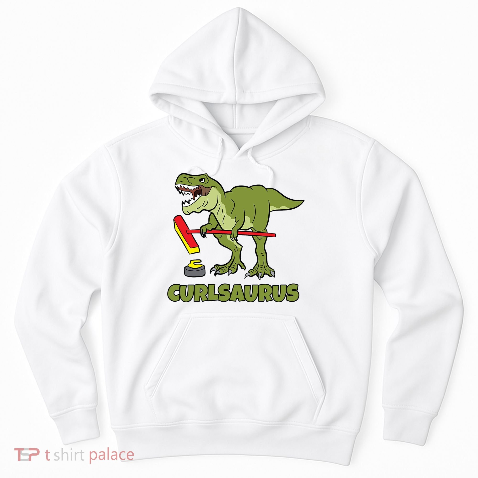 Curlsaurus Curler Dinosaur Sport Hoodie