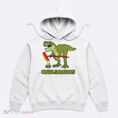 Curlsaurus Curler Dinosaur Sport Hoodie