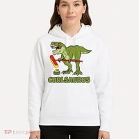 Curlsaurus Curler Dinosaur Sport Hoodie thumb 5
