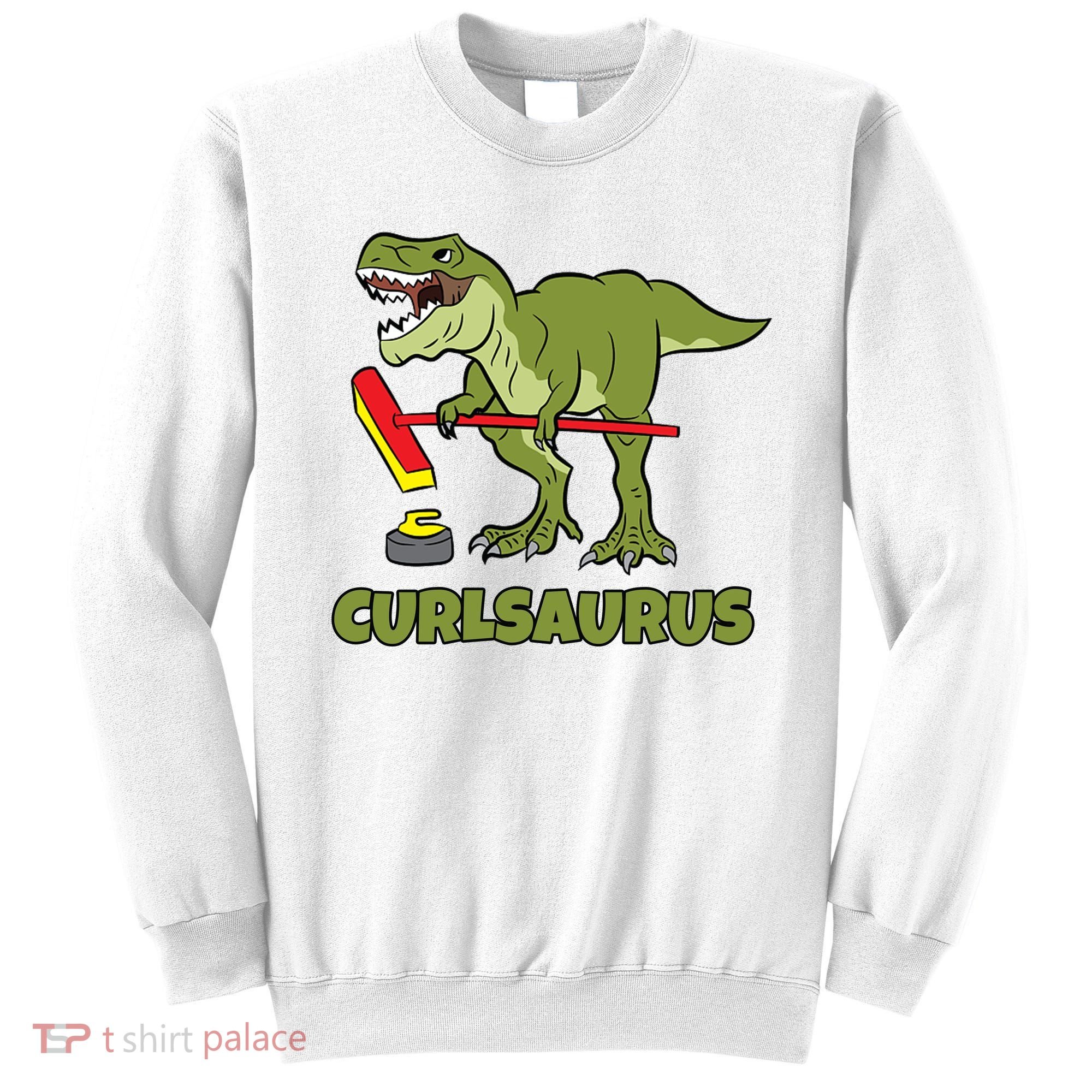 Curlsaurus Curler Dinosaur Sport Sweatshirt