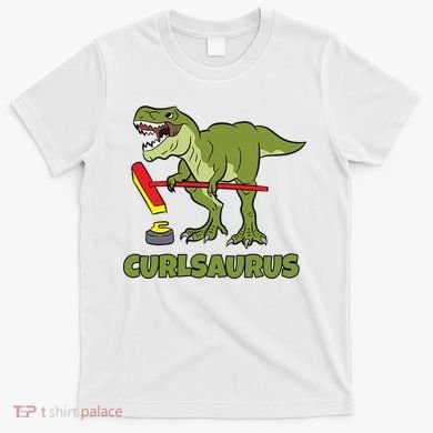 Curlsaurus Curler Dinosaur Sport T-Shirt