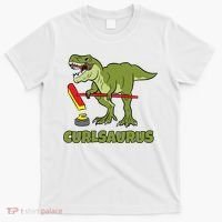 Curlsaurus Curler Dinosaur Sport T-Shirt thumb 0