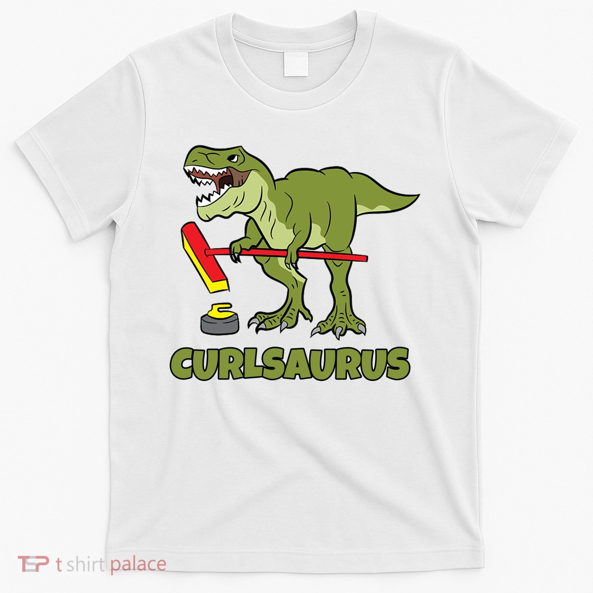 Curlsaurus Curler Dinosaur Sport T-Shirt